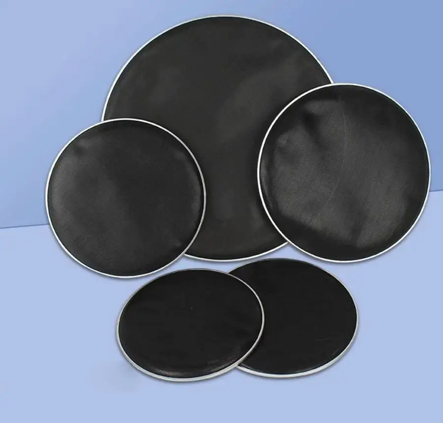 Bass Drum Head Mufflers External Mute Accessories Mesh Silent Drumhead Replacement for Drum Kick Bass Snares Tom Percussion