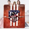 Atlético Madrid Logo Blankets & Throw Blanket Sofa Hairy Blankets for Bed Thin Wadding Blanket King Size Microfiber Bedding Knee 2