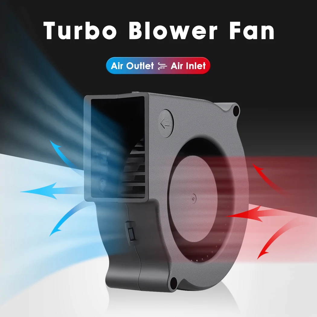 Gdstime-ventilador Centrífugo de Fluxo de ar Radial Ventilador dc 75x75x30 mm 5v 12v 24v 7cm 7530 Pcs - Imagem 4