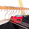 10Pcs Rose Copper Gold Metal Clothes Shirts Hanger With Groove, Heavy Duty Strong Coats Hanger, Suit Hanger Rose Gold 3