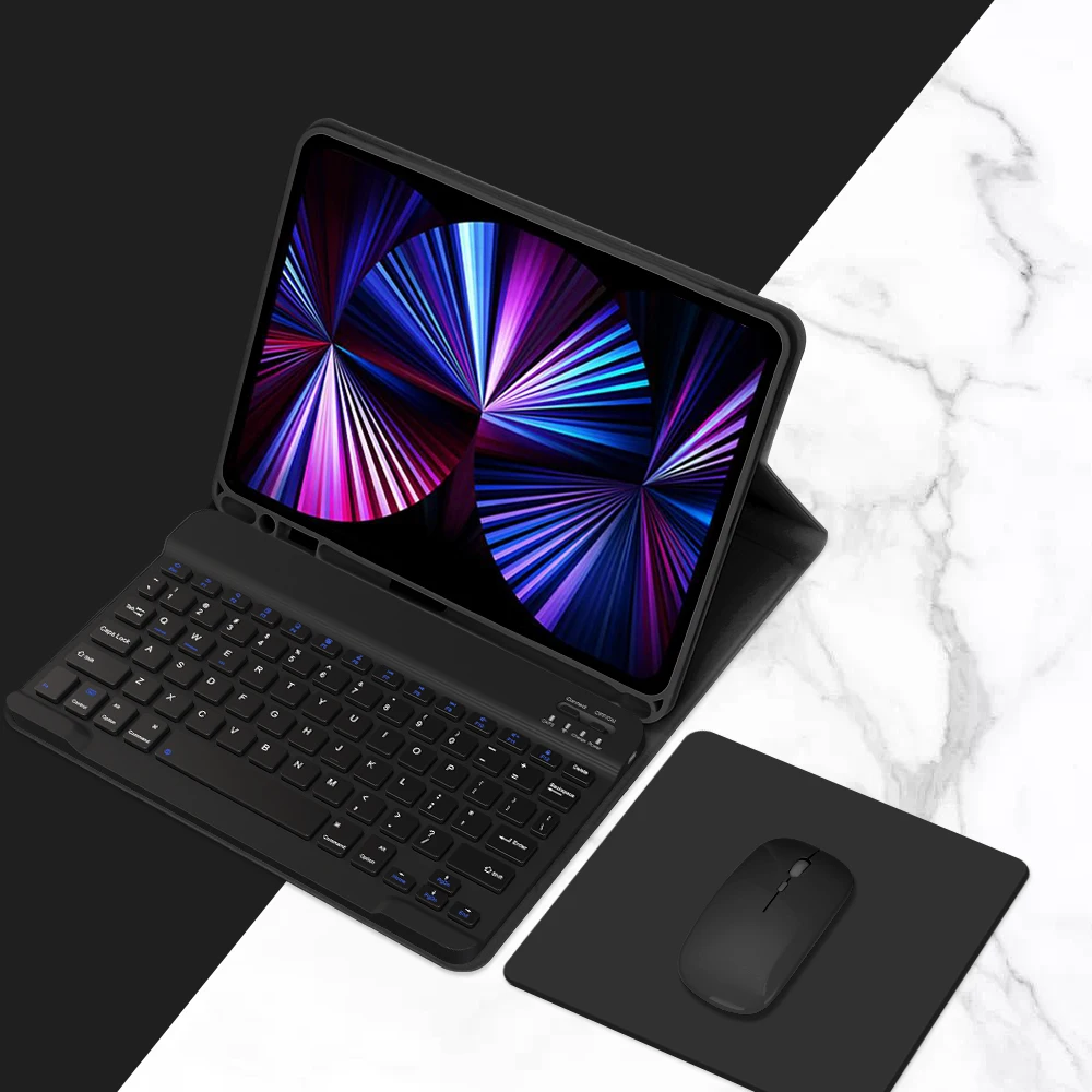Universal iPad Keyboard Case with Adjustable Fit