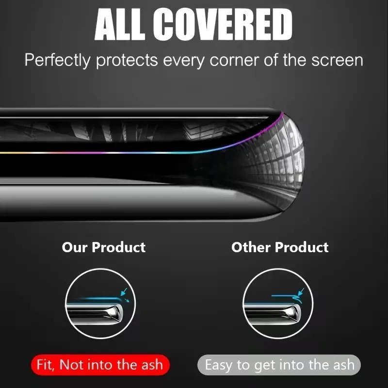 3-Piece Premium Tempered Glass Screen Protector Set