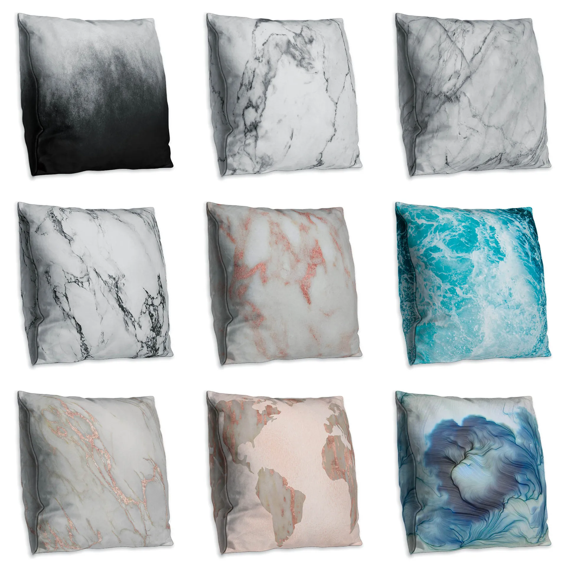

Cute Double Side Print Cushion Cover Polyester Decorative for Sofa Seat Soft Throw Pillow Case Cover 45x45cm Home Decor