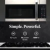 Over-the-Range Microwave Oven, 1.7 Cu. Ft. - 1000W - Auto Reheat, Multi-Stage Cooking, Melt/Soften Feature, Child Safety Lock, L 2