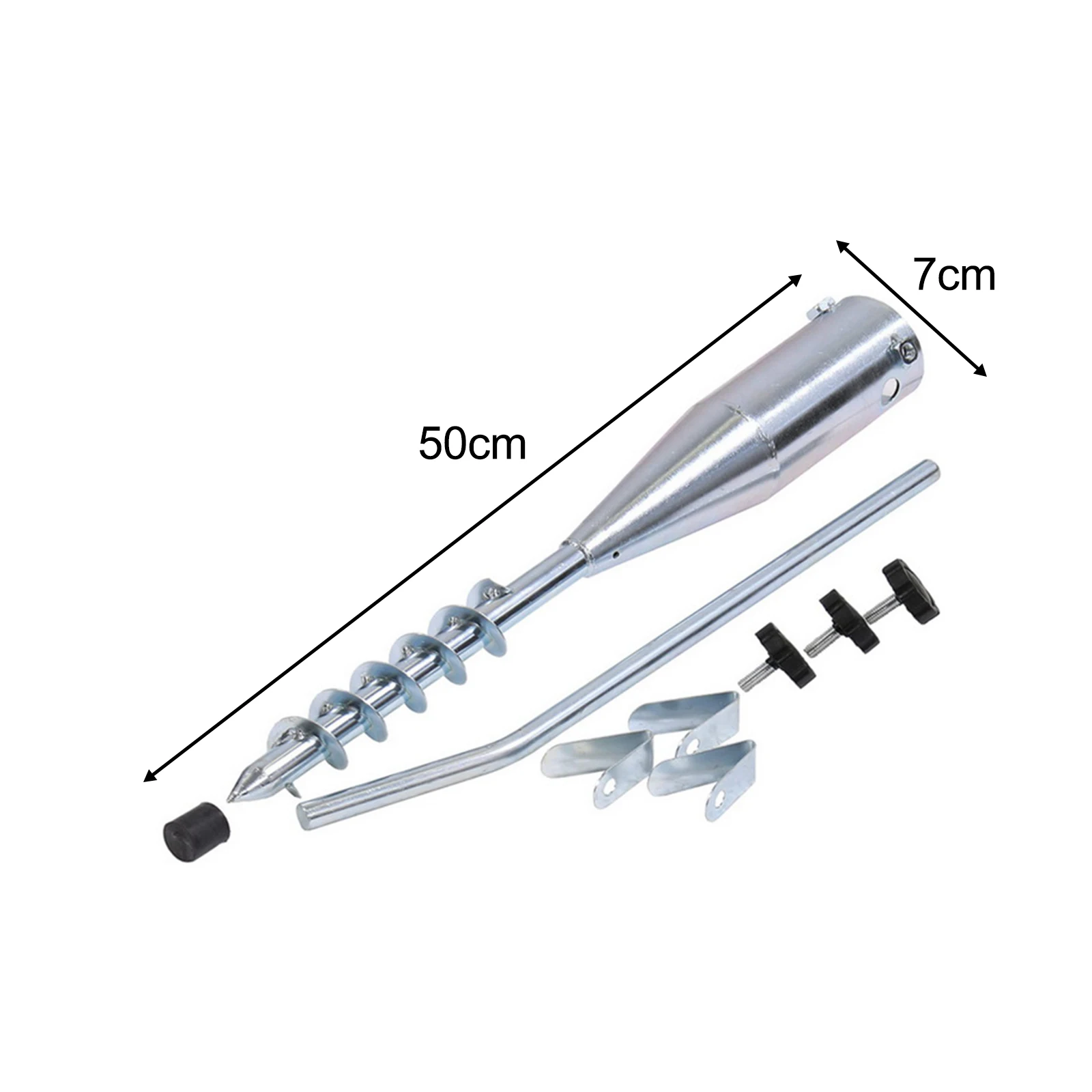 Umbrella Stand Holder Beach Umbrella Plug Base Beach Umbrella Holder Portable Holder Umbrella Grabber Ground Base for Parks Garden Patio Beach Forks