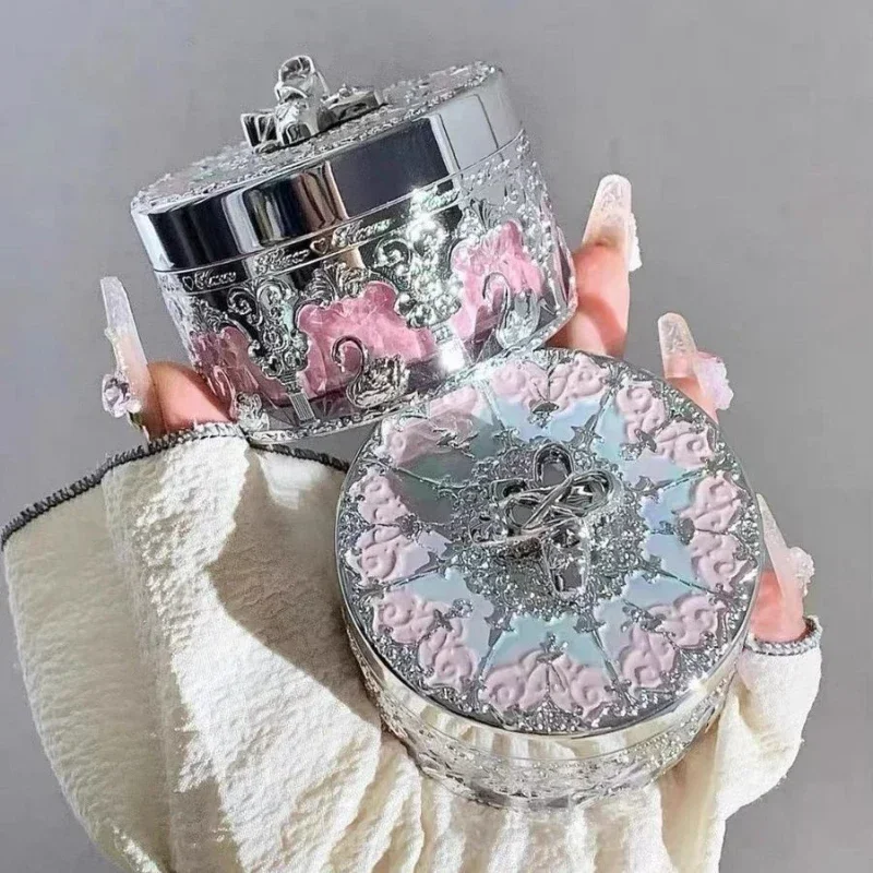 Flower Sa Swan Ballet Loose Powder Oil Control Fissaggio A Lunga Durata Matte Waterproof Sweatproof Fine Face Luxury Makeup