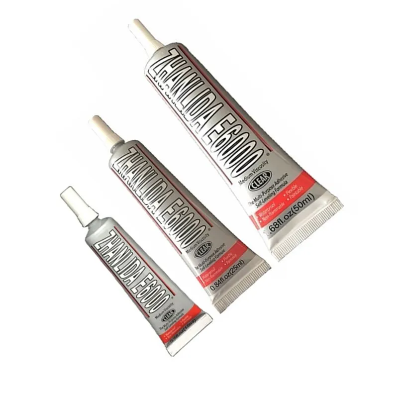 

E6000 15/25/50ml Multipurpose Adhesive Make Crystal Jewelry ToolRepair Phone Screen Glass Nail Gel Super Liquid Glue Sticks