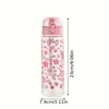 780ML Large Capacity Sports Transparent Water Bottle Leakproof Flower Plastic Drinking Bottles Outdoor Cycling Hiking Gym Jugs 5