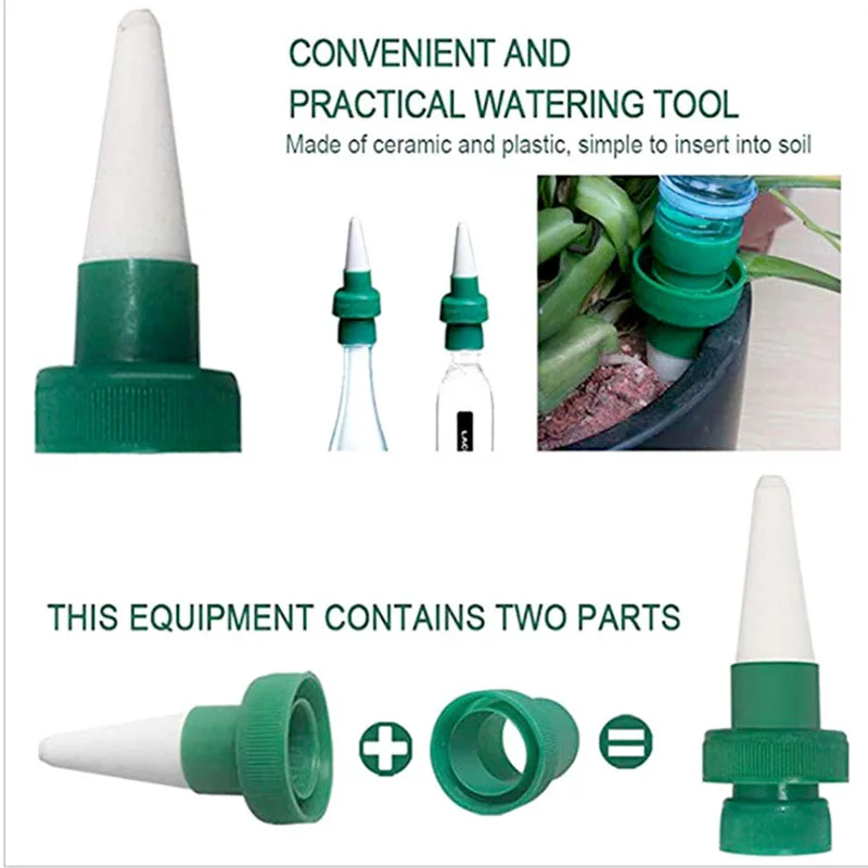 

3Pcs Automatic Flower Watering Machine Coca Cola Bottle Lazy Flower Waterer Self Watering Kits Waterers Drip Irrigation