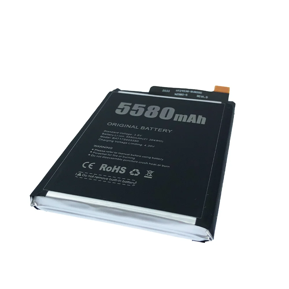 Original Replacement BAT17M15580&BAT17S605580 5580mAh Battery For DOOGEE S60&S60 Lite High Quality Phone Batteries+Free Tools