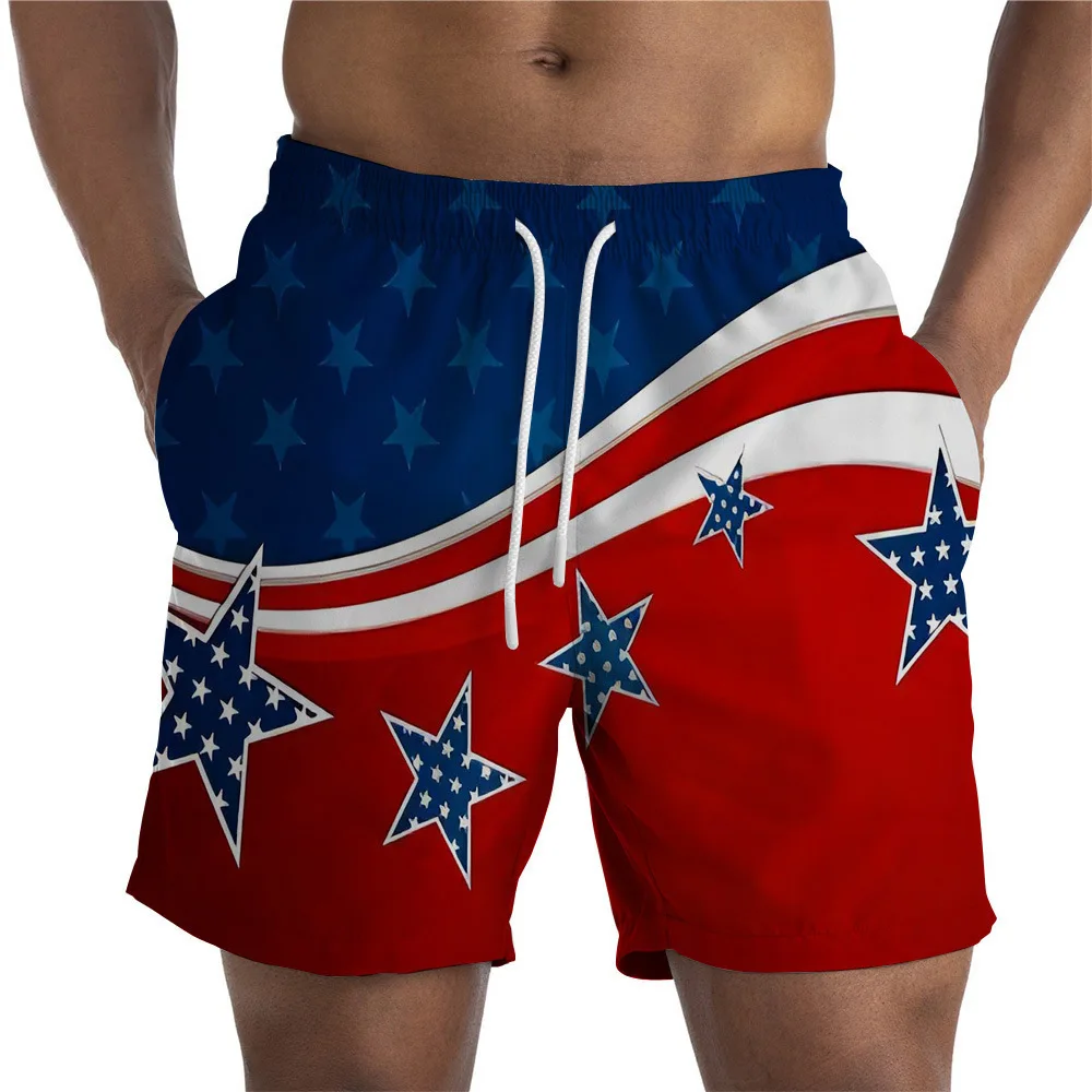 New 3D Print Independence Day Causal Clothing  Fashion Men Women Shorts Plus Size S-7XL Streetwear Pants  Cargo Shorts Men