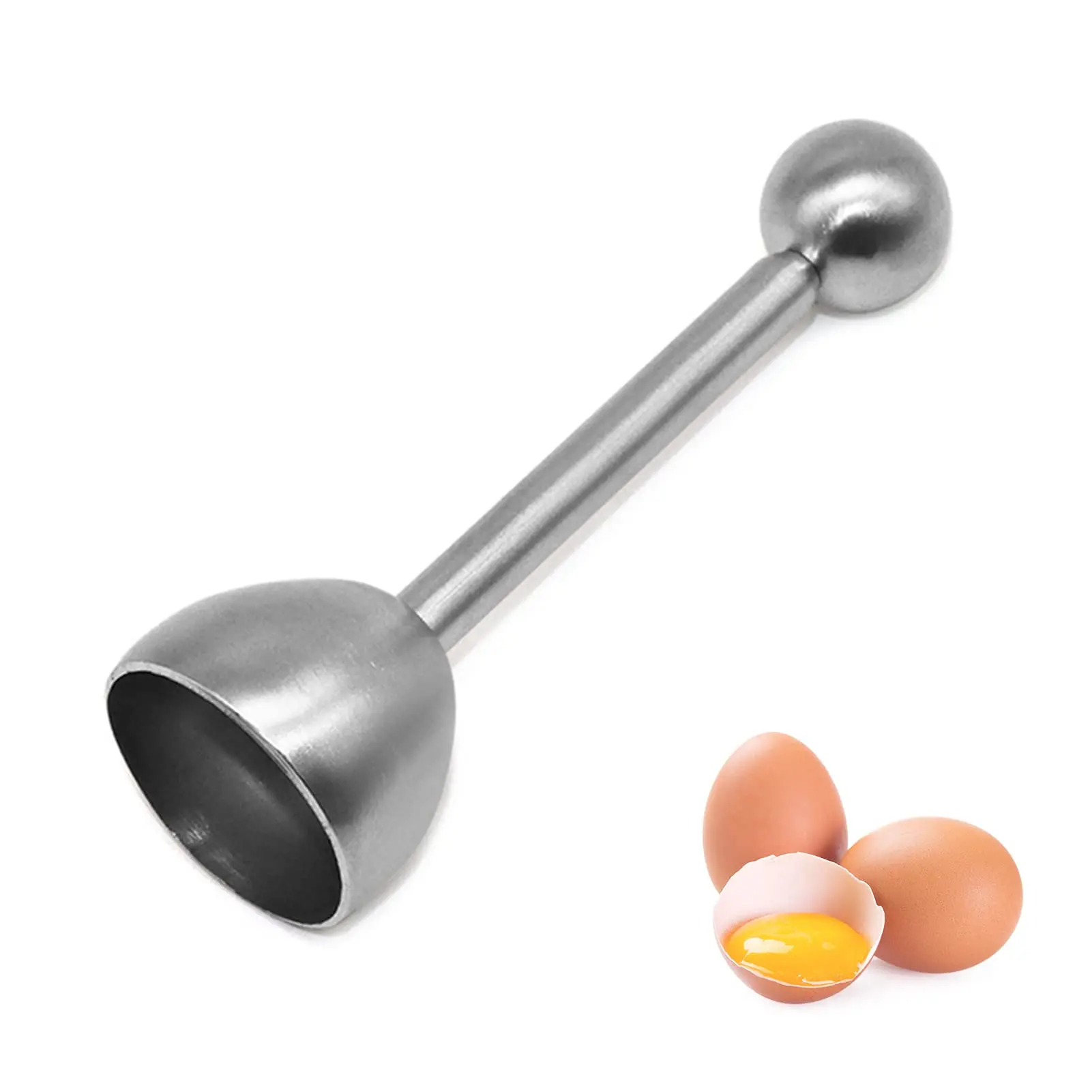 

Boiled Egg Shell Topper Cracker, Stainless Steel, Kitchen Tool