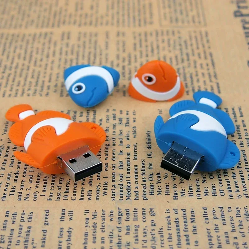 4GB 수중 동물 거북이 USB 플래시 드라이브 8GB16GB 32GB 64GB 상어 메모리 스틱 펜 드라이브 펜드라이브 귀여운 USB 스틱 2.0 메모리