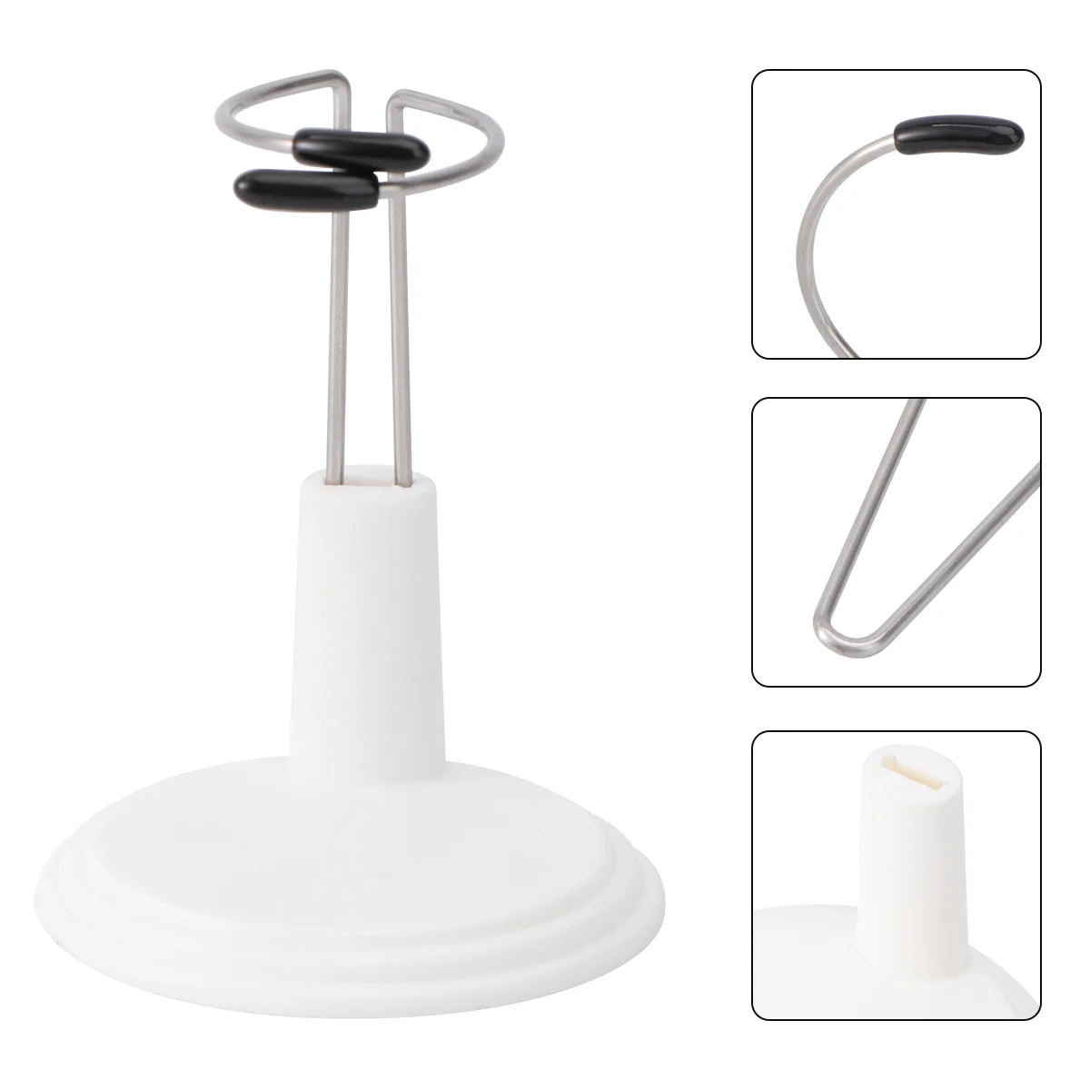 

4pcs Stand Transparent Stand Support Leg Holder for Dolls and Action Figures White 15cm