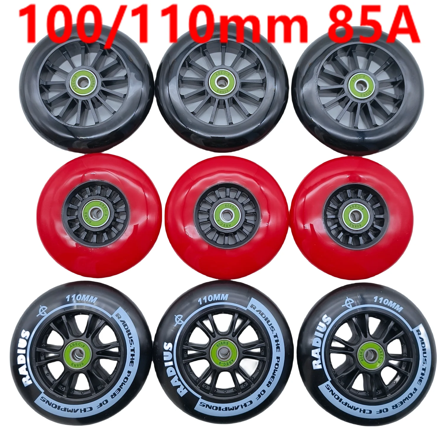 speed skates wheel 100mm 110mm 85A high respond high duration 110x24 mm