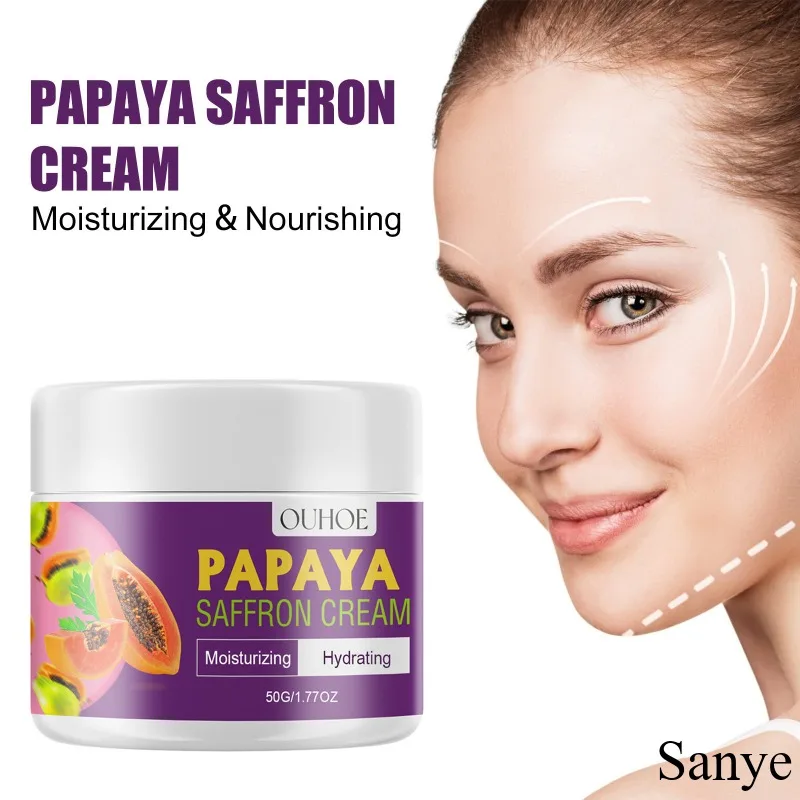 

Moisturizing Anti-aging Cream Whitening Removal Wrinkles Cream Women Face Skin Firming Papaya Cream Fade Fine Lines Emulsion
