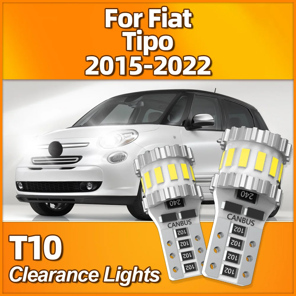 

T10 LED Canbus Car Lights W5W 194 168 Clearance Light 12V 24V Auto Lamp 6000K For Fiat Tipo 2015-2017 2018 2019 2020 2021 2022