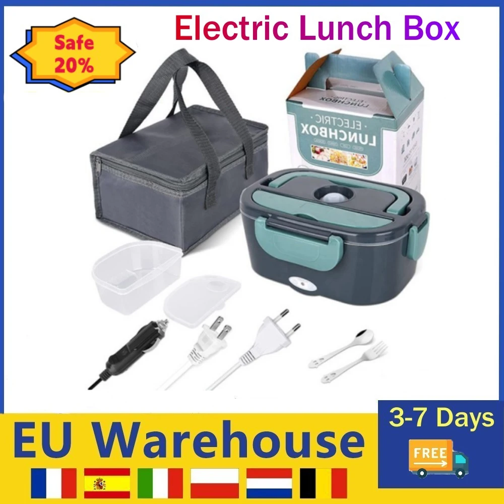 PortableElectricLunchBoxUsbRechargeableLunchbox220VStainless