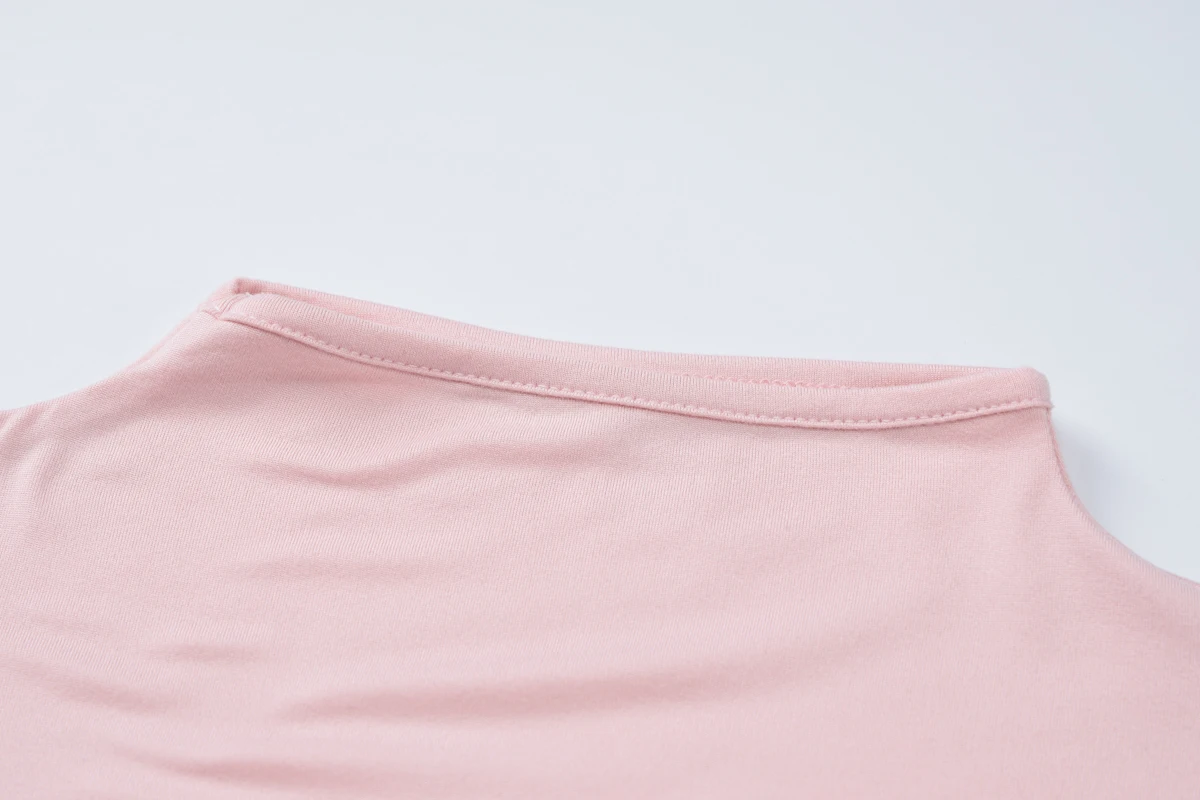 O Neck Long Flare Sleeve Bodycon Mini Dress Solid Ruched Elegant Evening Sweet Party Dresswholesale Korean Clothes