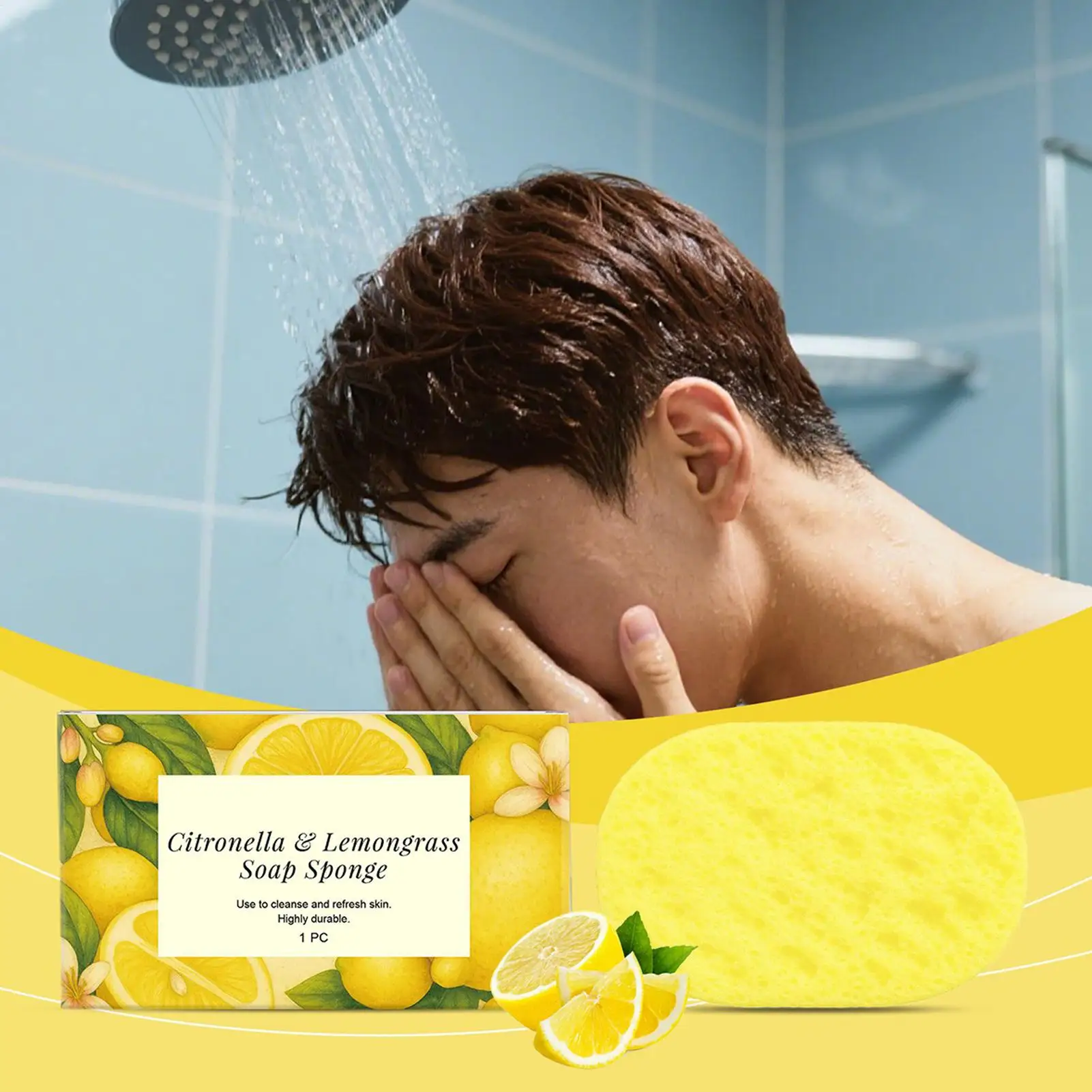 Spugna da Bagno Riutilizzabile, Delicata, Morbida, Esfoliante, per Massaggio e Pulizia del Corpo, Accessori per Doccia - immagine 5