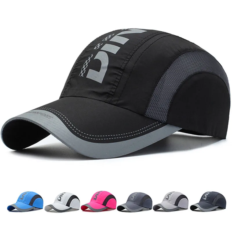 

2024 New Summer Men Baseball Cap Sport Running Quick Drying Hat Women Outdoor Fashion Adjustable Golf Caps For Male Snapback Cap