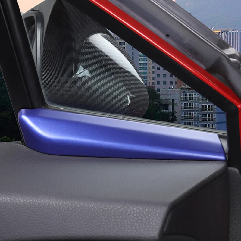 Per Toyota C-Hr Chr 2017-2023 Porta Interna Triangolo Finestra A Colonna Colonna Telaio Copertura Trim Abs Cromato Guarnire Accessori Auto