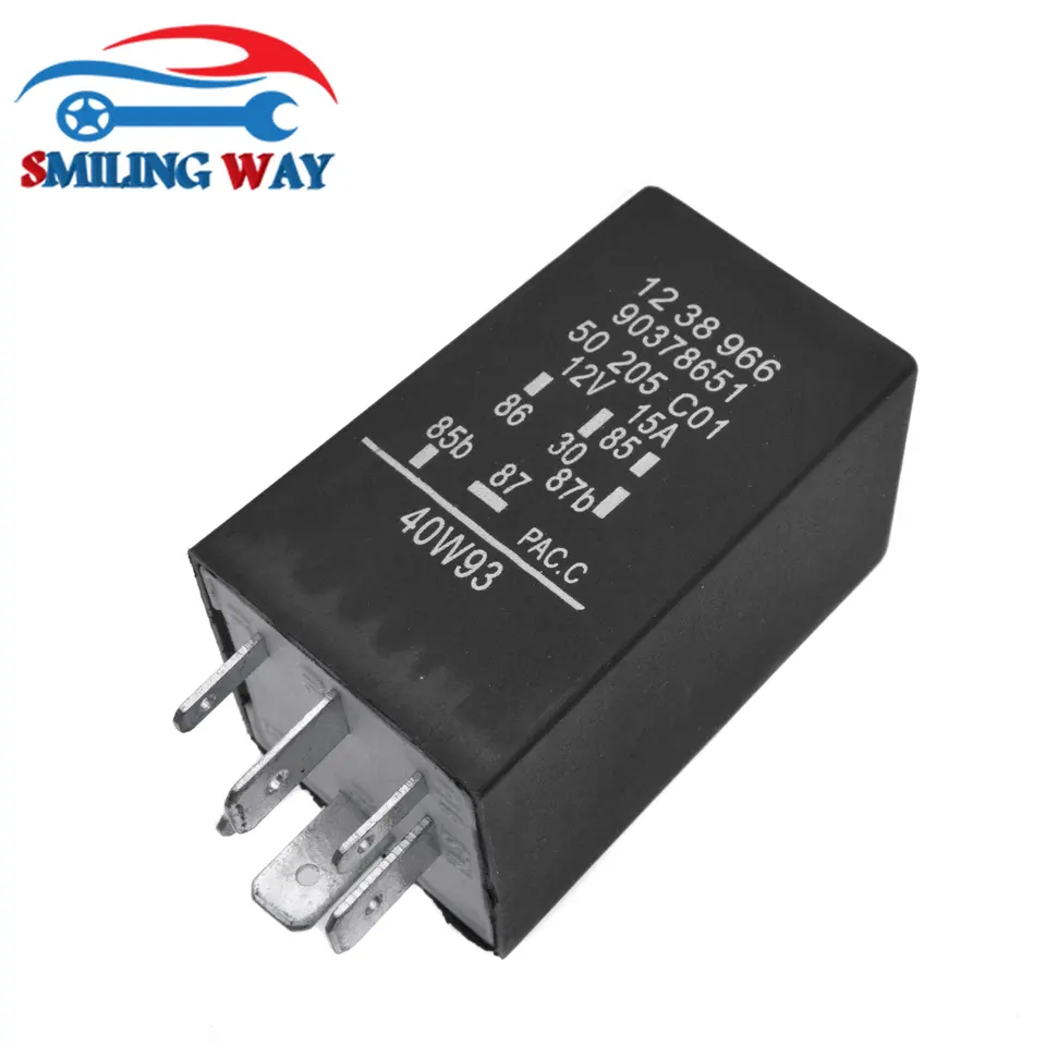 68-Vauxhall Opel (2005-2015) 4-Pin Red Relay GM 24438887