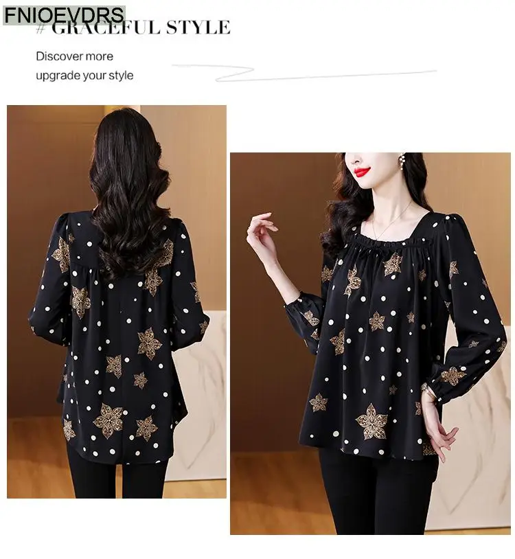 Loose Clothes Women 2024 Autumn Elegant Office Lady Button Shirts Casual Retro Vintage Ruffles Tunic Peplum Belly Tops Blouses