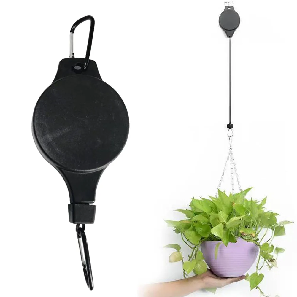 1pc, Cintre De Poulie De Crochet De Plante Rétractable, Panier Suspendu  Rétractable De Poulie De Plante Facile À Atteindre, Magasinez Les  Dernières Tendances