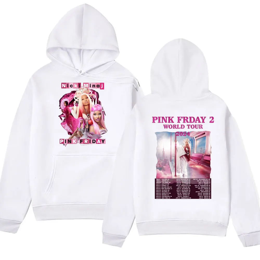 Rapper Nicki Minaj Roman Reloaded Print Hoodie Men Women Hip Hop Fashion Oversized Sweatshirt Unisex Clothes Hoodies Streetwear