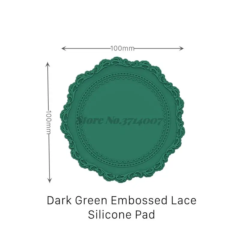 Girl Powder Crystal Sealing Wax Pad Fire Paint Stamping Template Label Making Tool Stone Embossed Pattern Silicone Placemat 