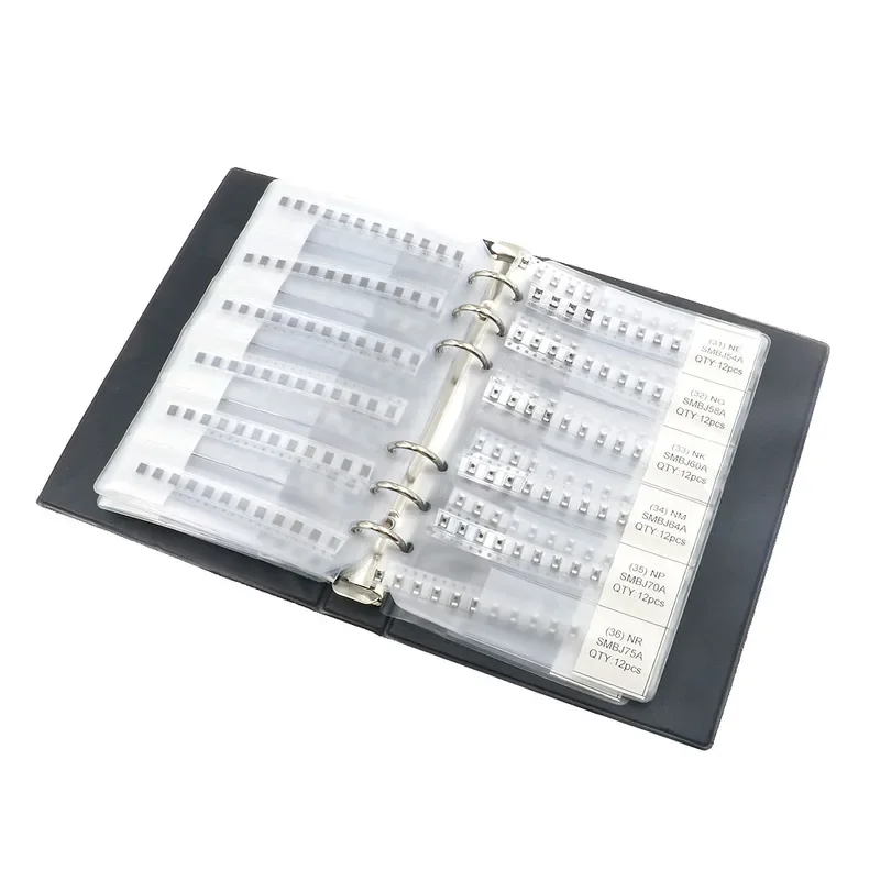564Pcs 47Value one/Two Way TVS Diode Assorted kit SMBJ5.0A-SMBJ188A Book Assorted kit