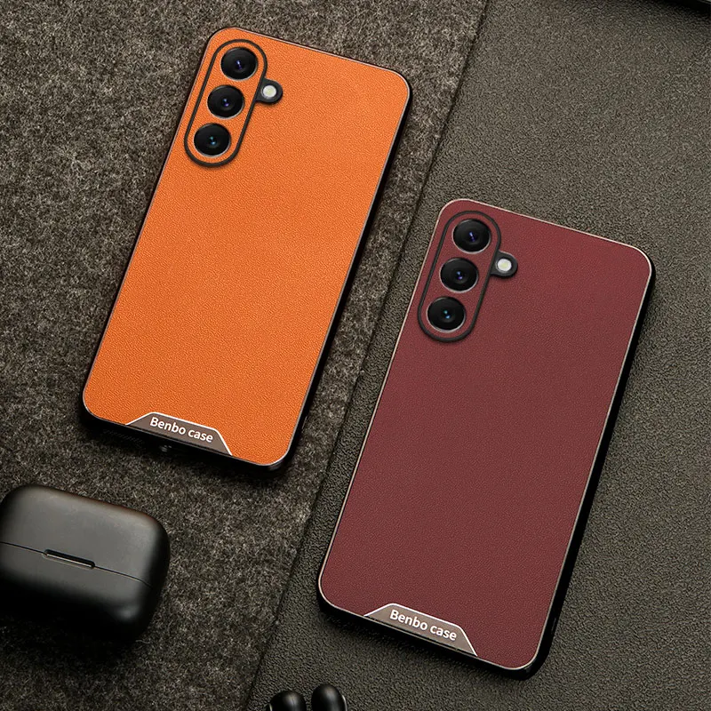 Premium Luxury Leather Phone Case - Shockproof Back Cover s