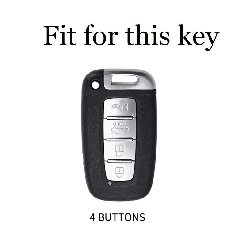 Premium 4-Button Smart Key Case Cover
