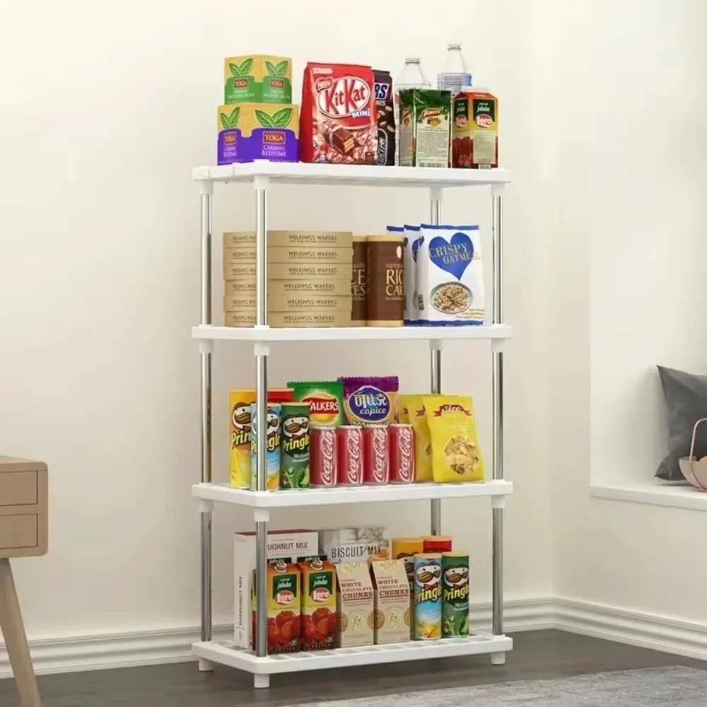 Floor Standing Storage Rack Portable Bathroom Products Rust Proof Household Shelves Multilayer Practical Kitchen Storage Rack