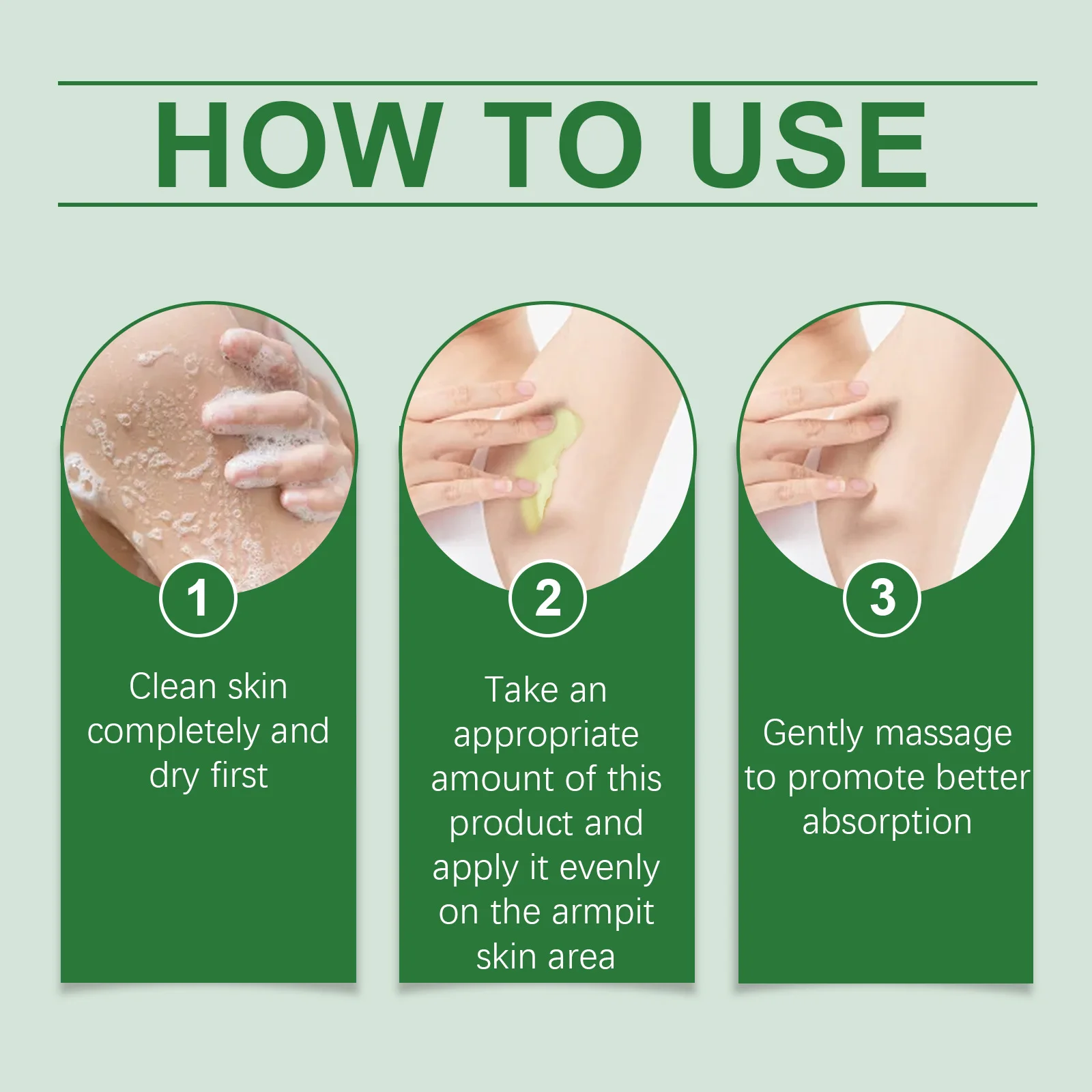 Wiyun Crema deodorante per il corpo all'olio di cocco Aroma duraturo Ridurre l'odore cattivo Rinfrescare le ascelle Cura della pelle Ascelle Sudore Crema per la rimozione degli odori 6