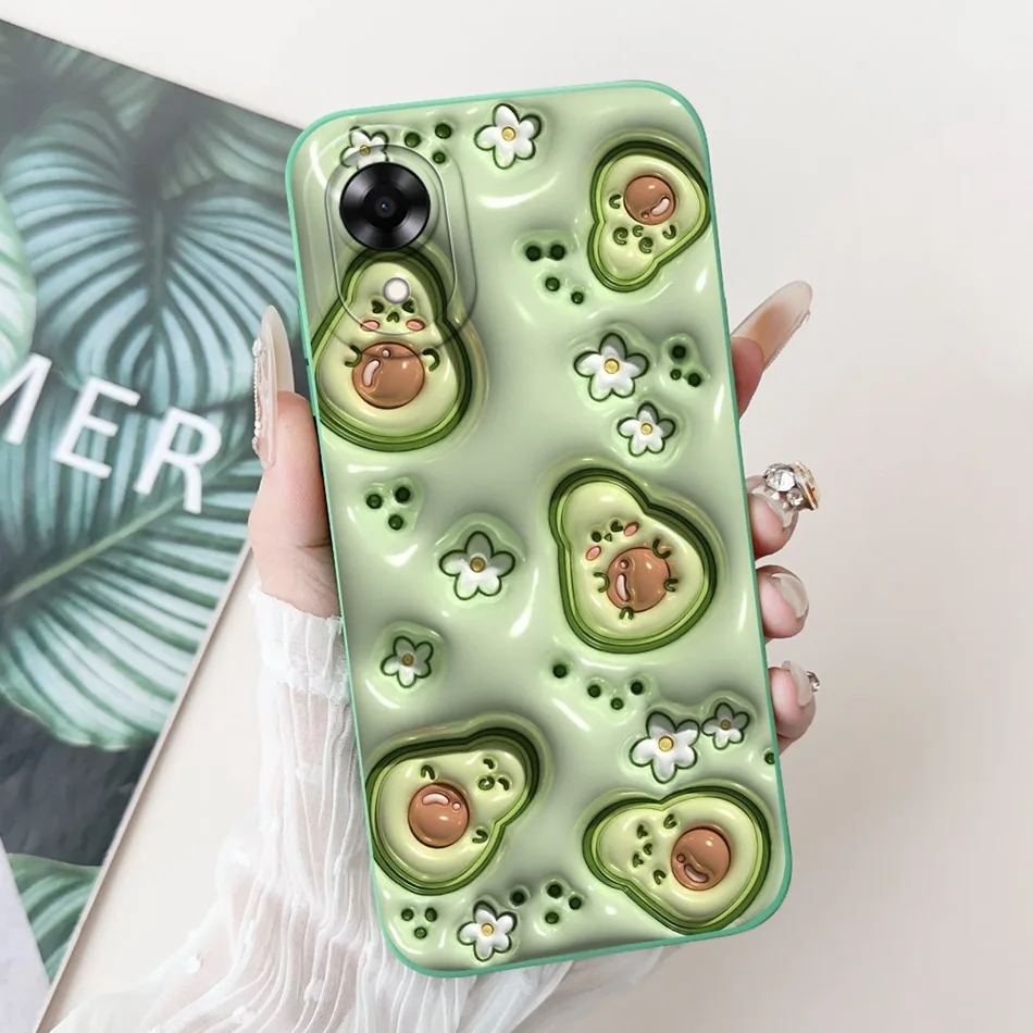 2024 New Cute Cartoon Pattern Soft Silicone Protective Phone Case