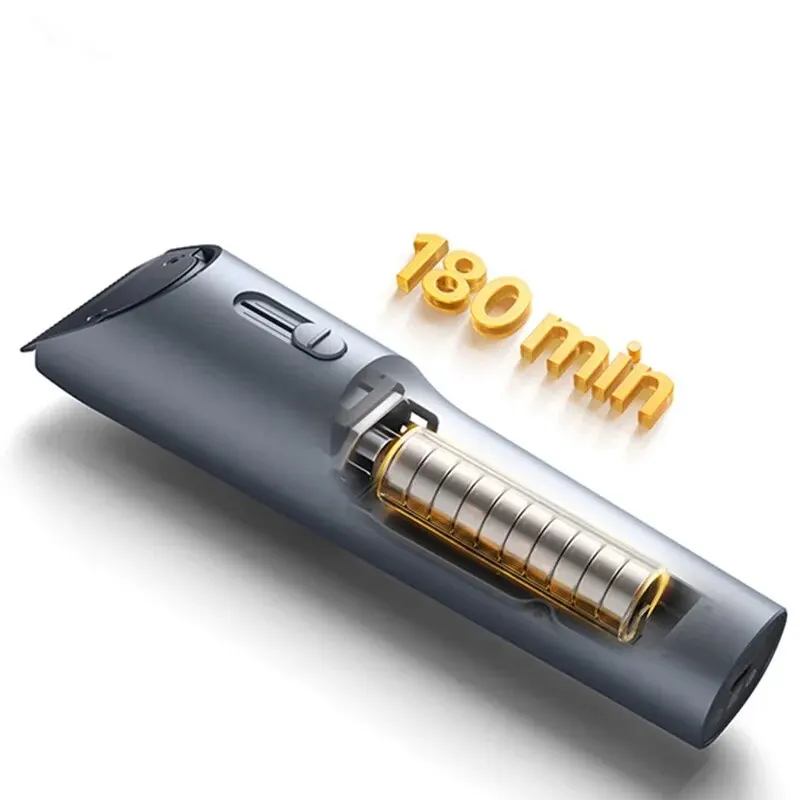 Original XIAOMI Mijia Hair Clipper 2 Men Sideburns Electric Shaver Wireless Hair Cutting Trimmer Barber Cutter 5