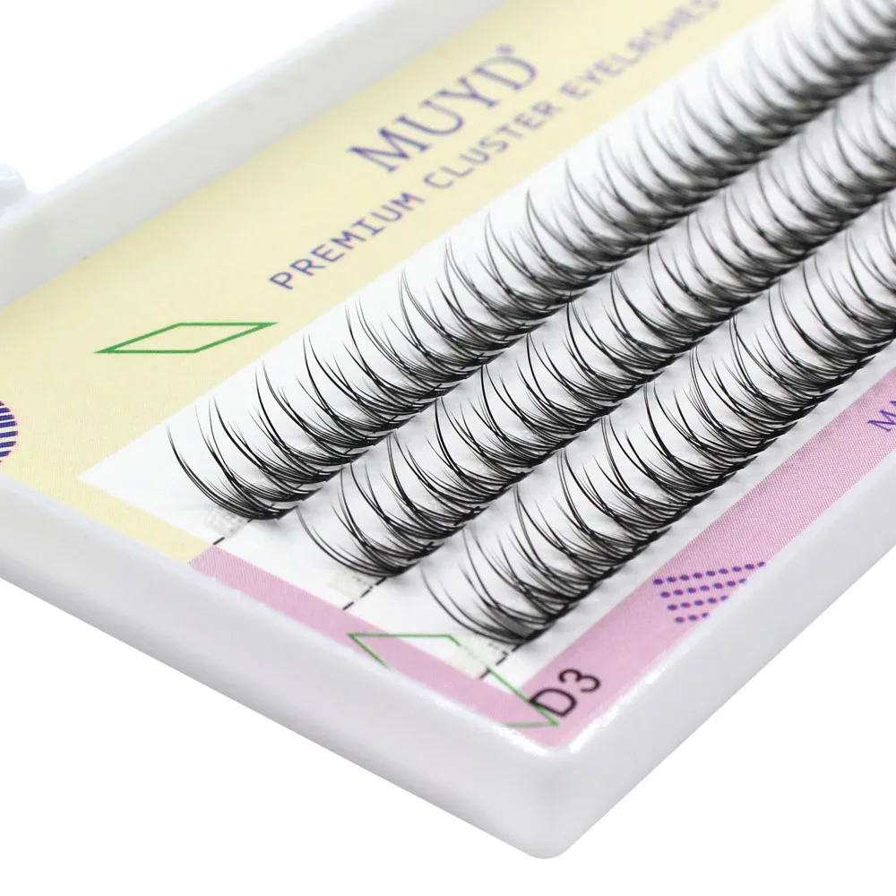 MUYD High Quality Makeup V-Shaped Eyelashes Encrypted False Eyelashes Natural And Soft Dovetail Extension False Eyelashes