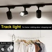 Led Track Light AC220V COB Spotlight Rail Lighting 12W 20W 30W 40W  Set Led Track Rail Spotlight Clothing Store Shop Home 1