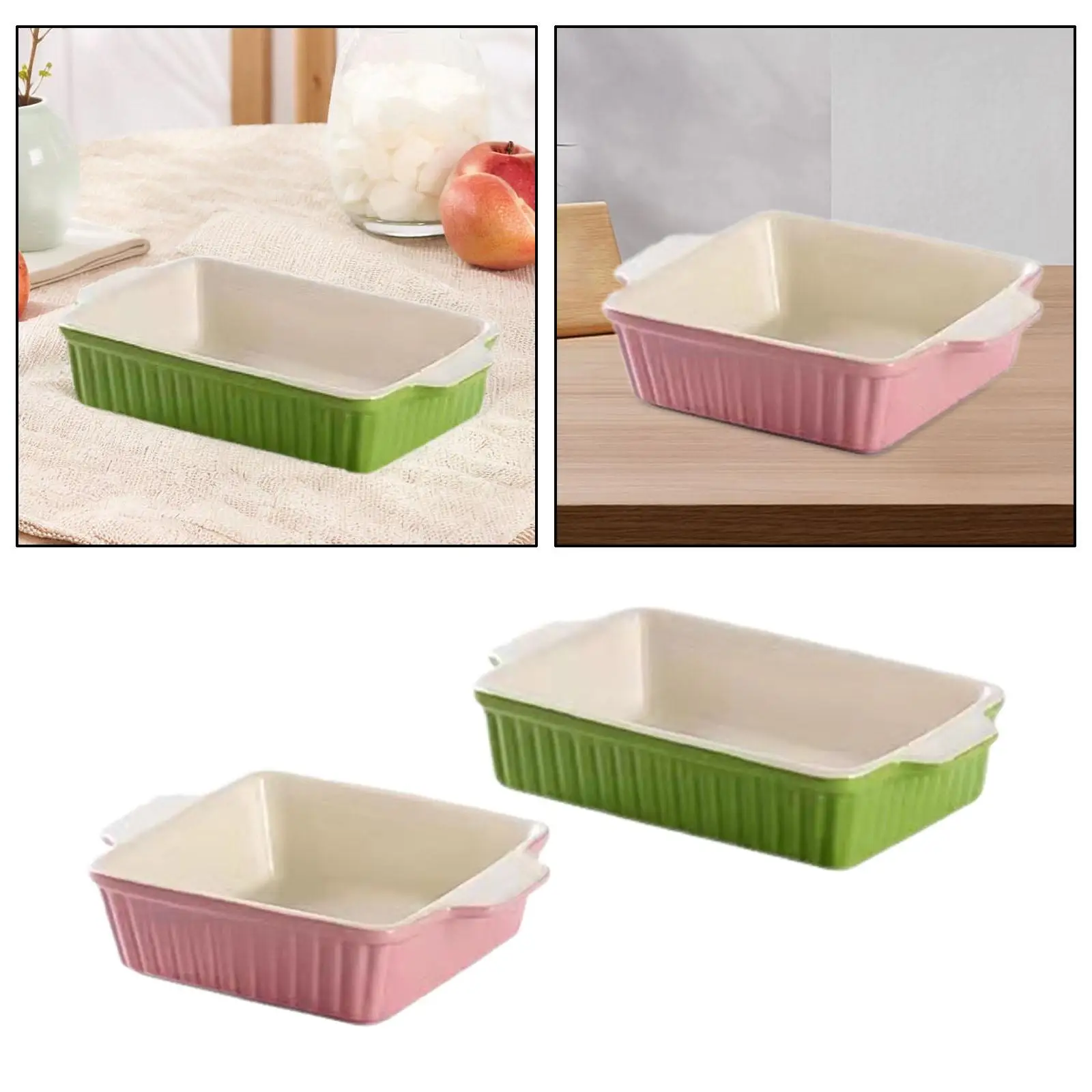 Ceramic Bakeware Porcelain Baking Dishes for Cooking Microwave Oven Banquet