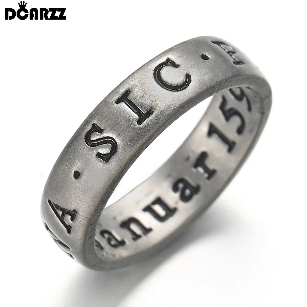 Rings Nathan Drake's The Last of Us Uncharted Easter Game Punk Gothic Party Initial finger ring Women Gift