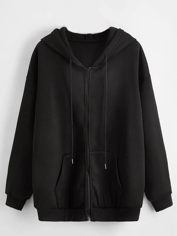 Multicolor Rhinestone Cross and Angel Wings Black Zipper Hoodie - AliExpress