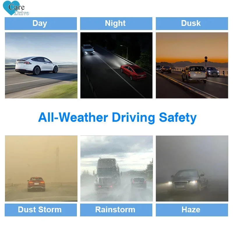 케어드라이브 차량 AI 보행자 감지 전방 충돌 차선 이탈 거리 유지 모니터링 운전 안전 경고 시스템