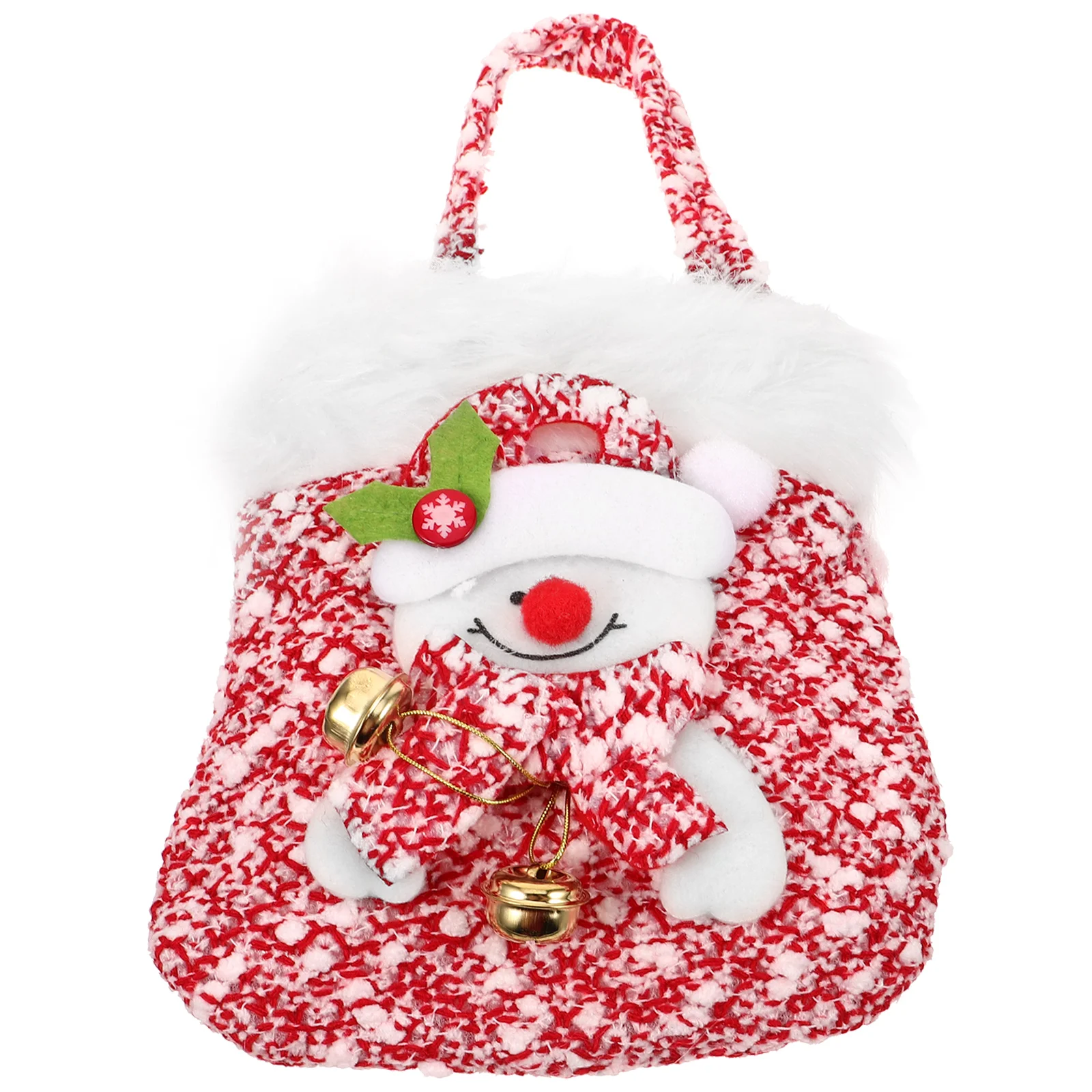 

Christmas Tote Bag Xmas Bag Large Capacity Gift Bag Christmas Elements Tote Bag