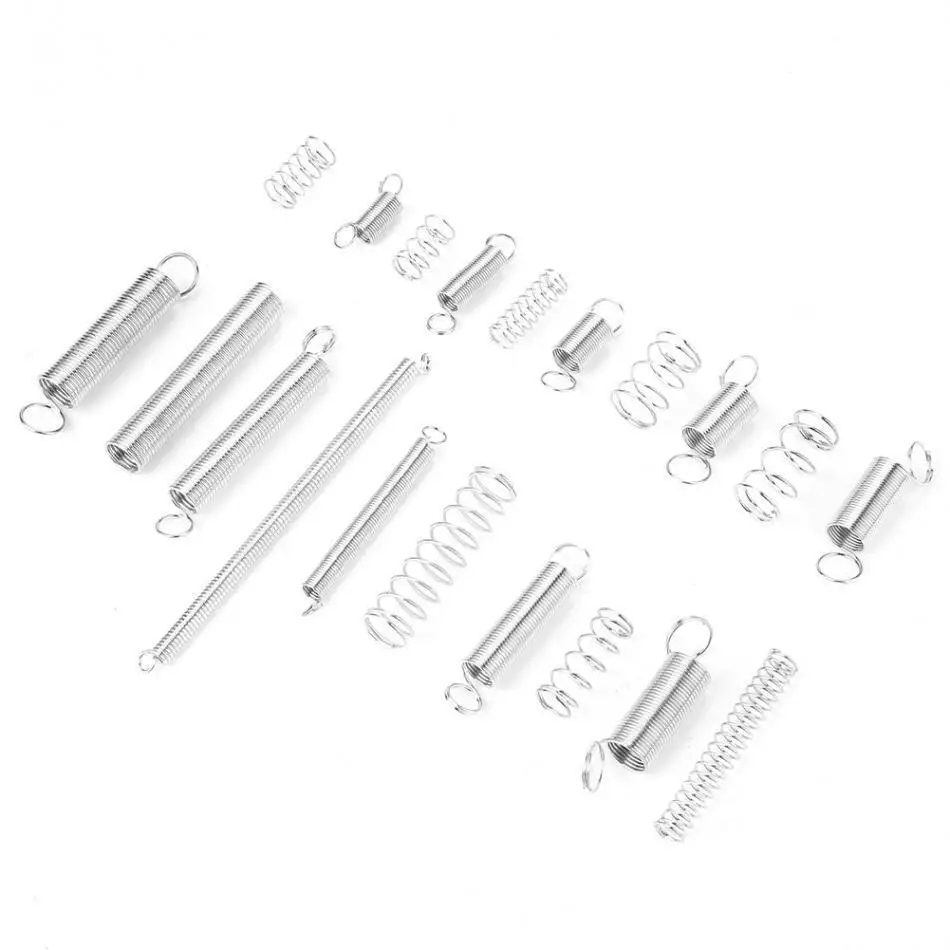 Description Picture 4 of item200pc Carbon Steel Compression Extension Springs Set w/ Box - 20 Sizes Assortment Kit Discount
