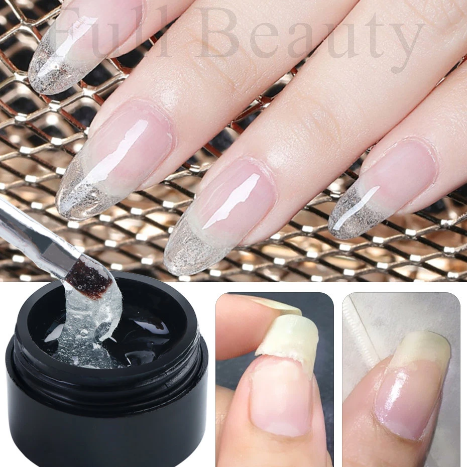 5ml Fiber Gel for Broken Nail Repaired Fiberglass Silk UV Extension Quick  Builder Glue Clear Polish Varnish Manicure Tool SA1520| | - AliExpress