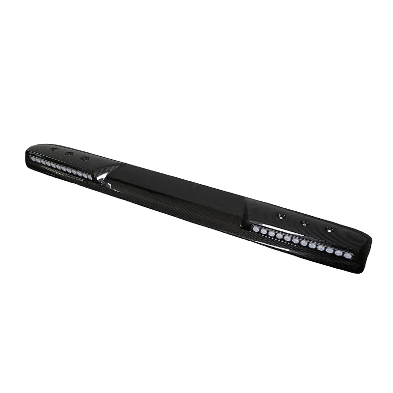 

Used for G-Class W464 G900 dry carbon fiber rocket style roof spoiler carbon fiber fender body kit