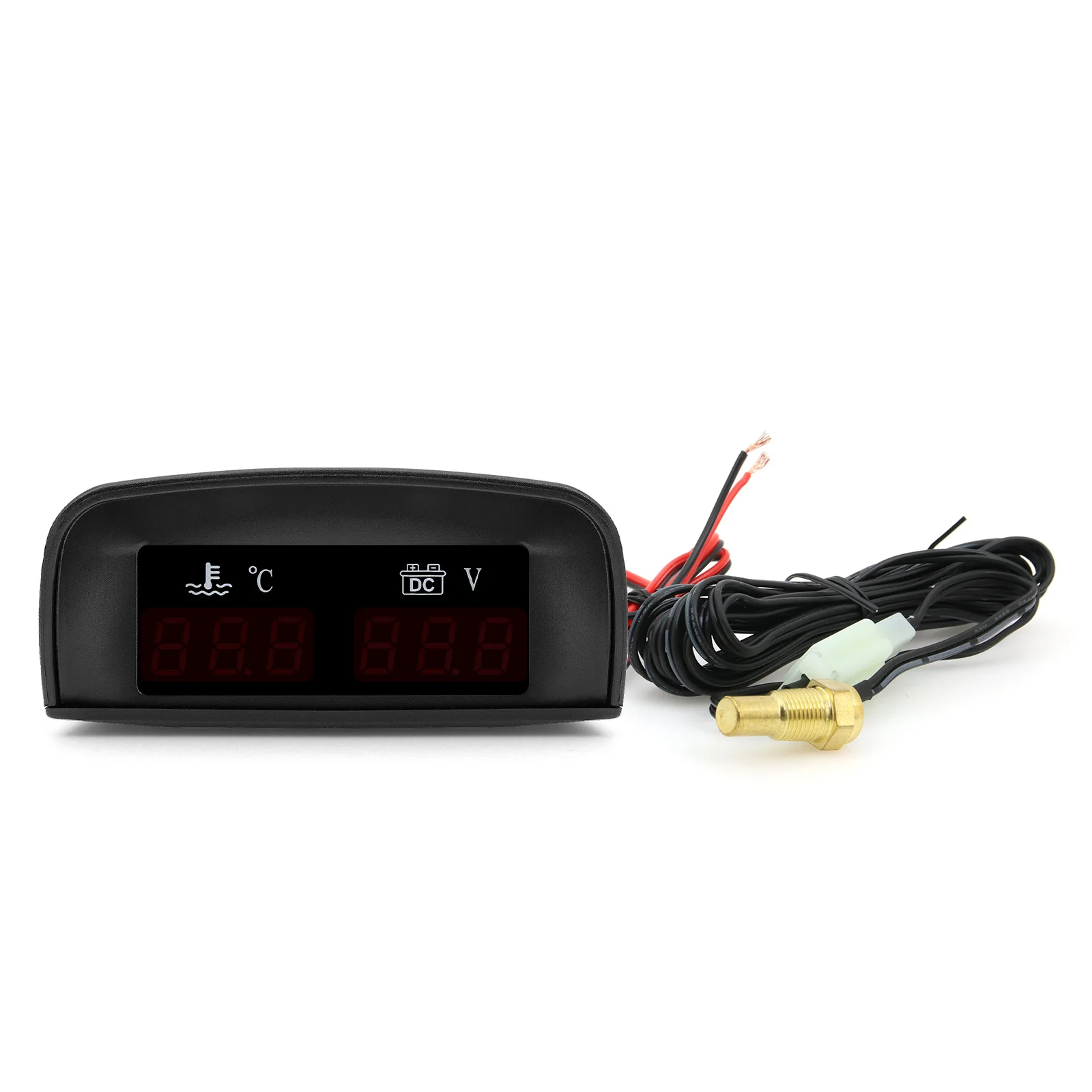 Misuratore di temperatura dell'acqua 52mm per auto misuratore digitale LED Displ