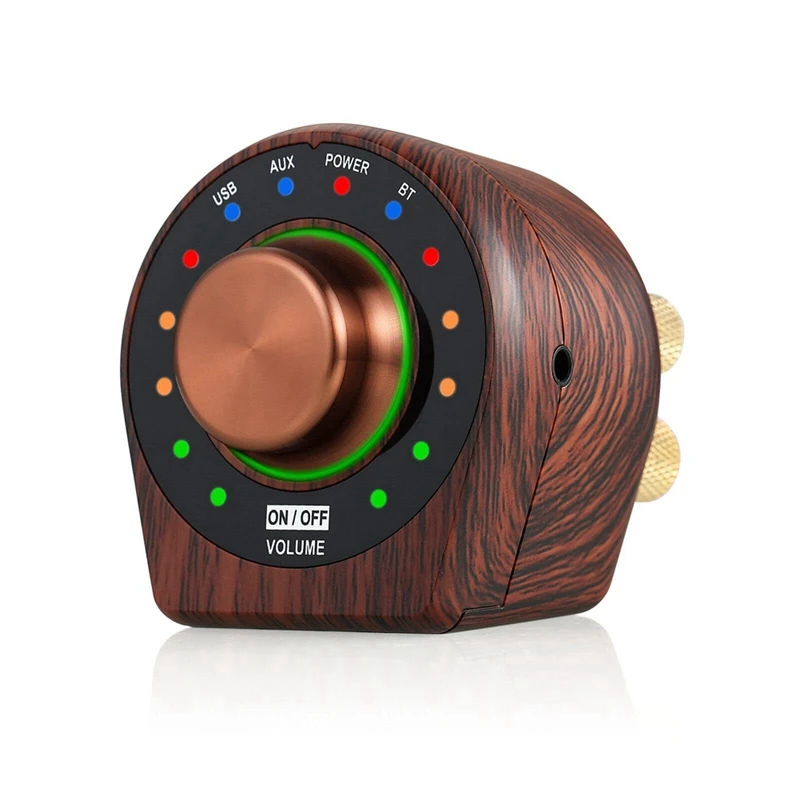 

Mini Bluetooth 5.0 Power Amplifier Class D Digital Stereo Speaker Amp ABS For Home Audio Car Marine